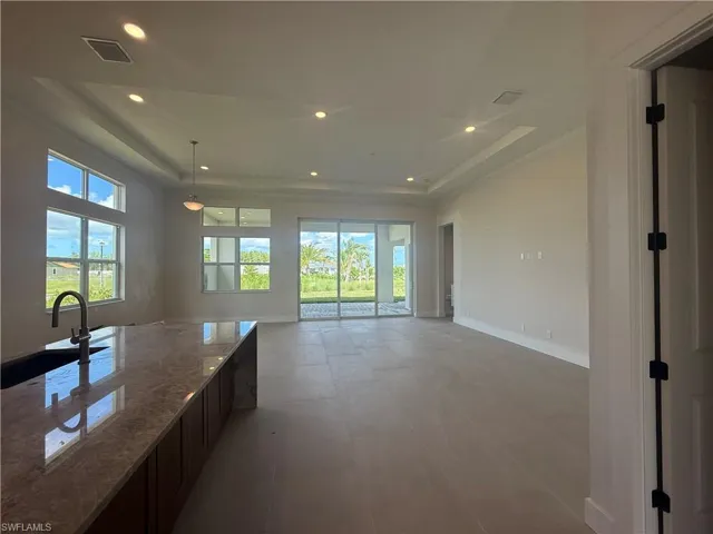 Open-concept layout with large great room living area
