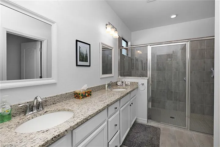 Large walk-in shower