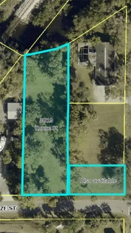 Map of property location with property parcel outlined