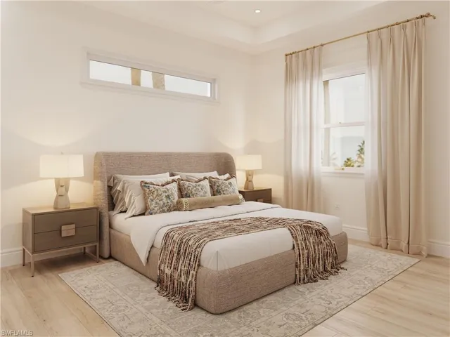 Bedroom featuring wood finished floors