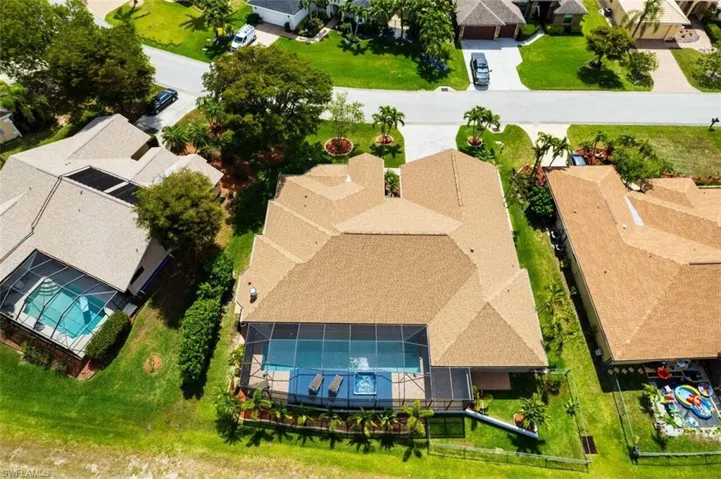 Drone / aerial view featuring a rear residential view