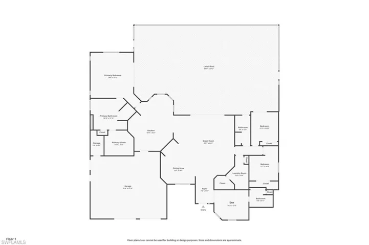 Floor Plan - Open concept split floorplan