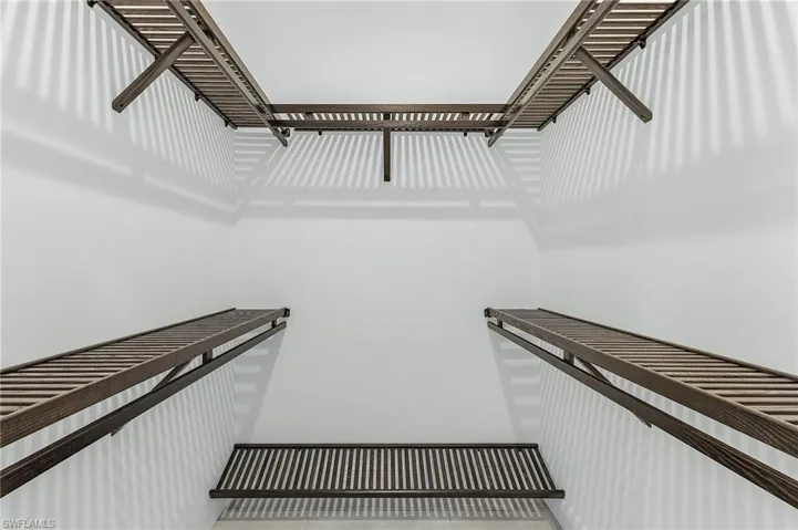 View of spacious closet