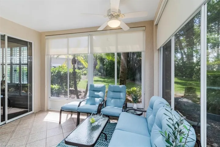 Lanai with a wealth of natural light and gorgeous private views.