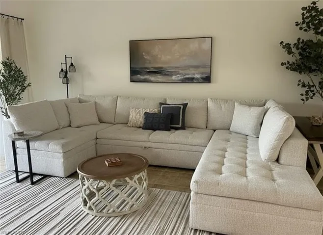 With added coffee table