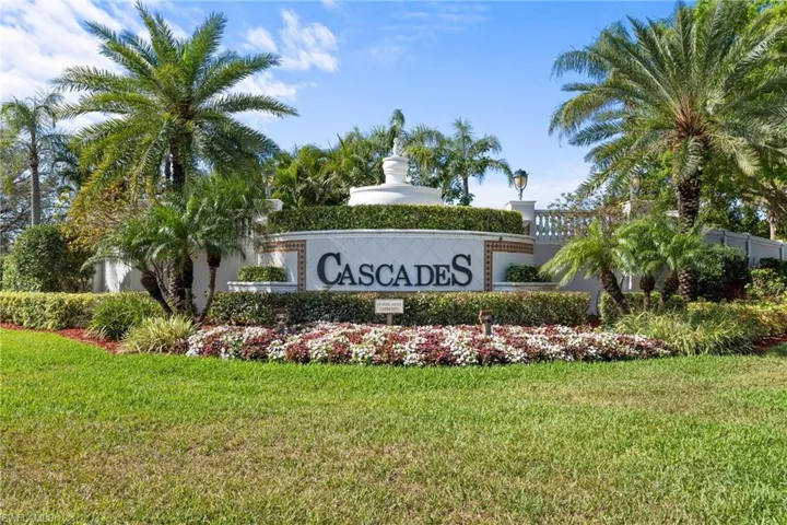 Community sign with a lawn