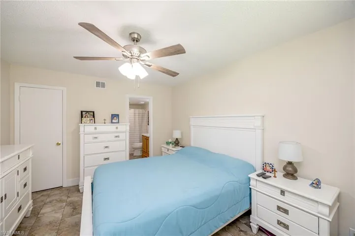 owner's bedroom to bathroom