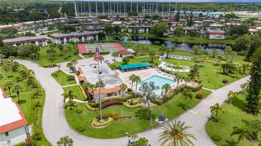 aerial of the community