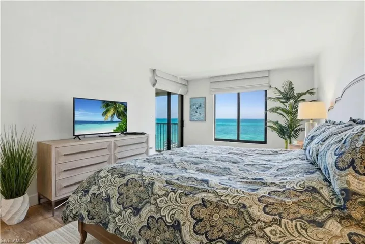 Expansive windows offering direct ocean scenery - Virtually Edited Image