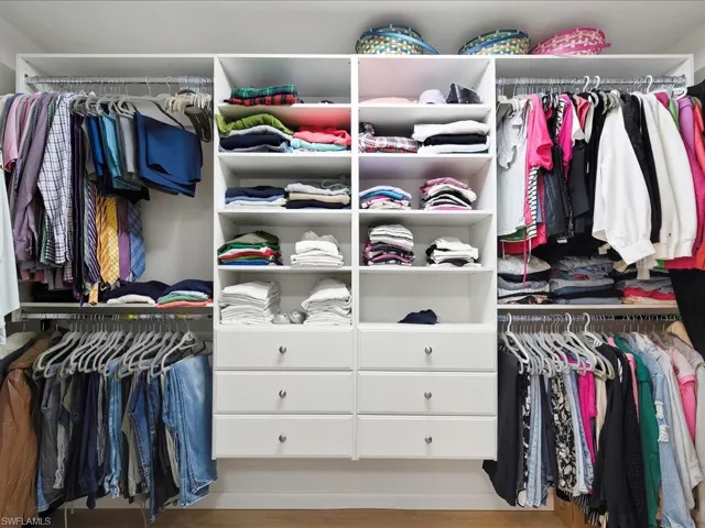 View of spacious closet