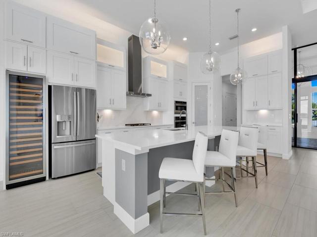 Kitchen w/ 100 Bottle Wine Cooler