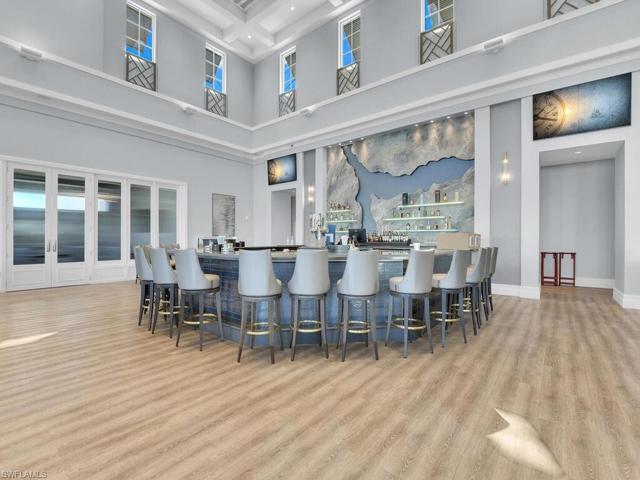 Bar Area In Restaurant