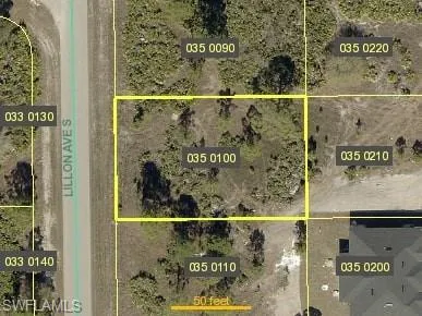 Aerial view of property's location