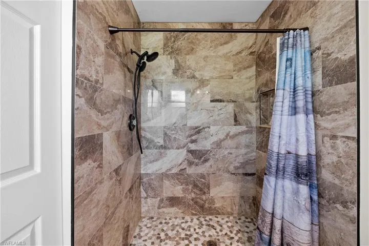 Large walk in shower