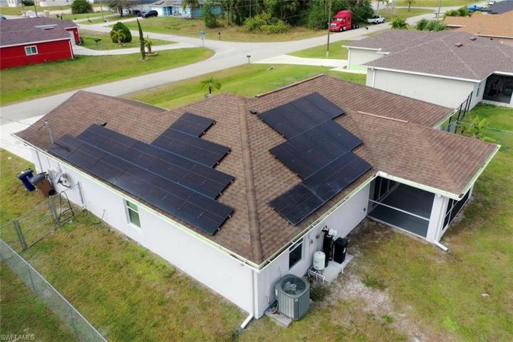New Solar panels and inverter system provide an independent power to minimize electric bills.