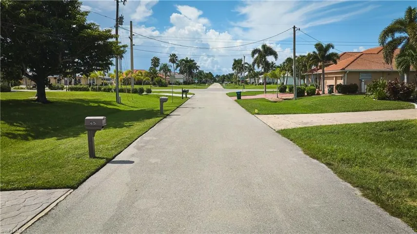 View of asphalt street