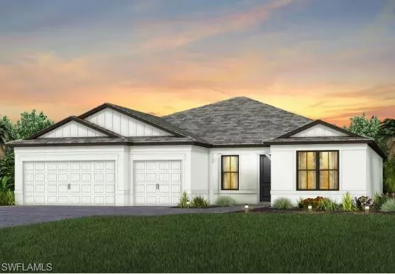 Front exterior elevation rendering