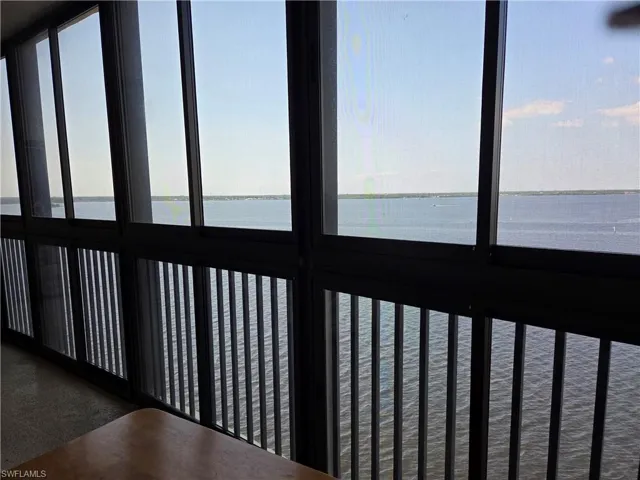 View of the river from the Balcony