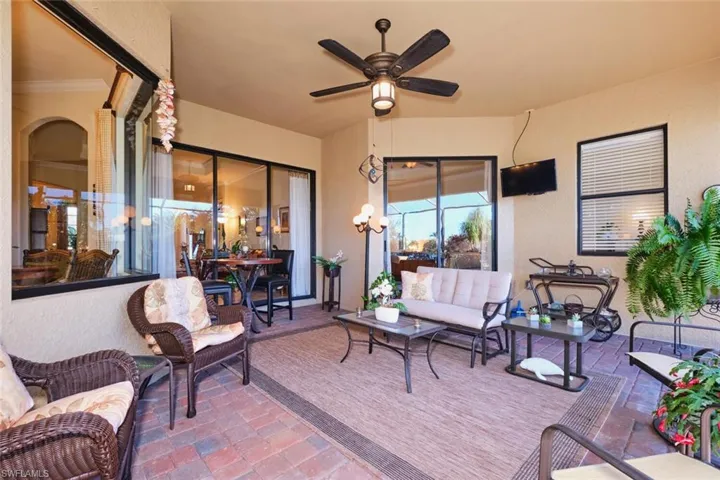 large covered lanai