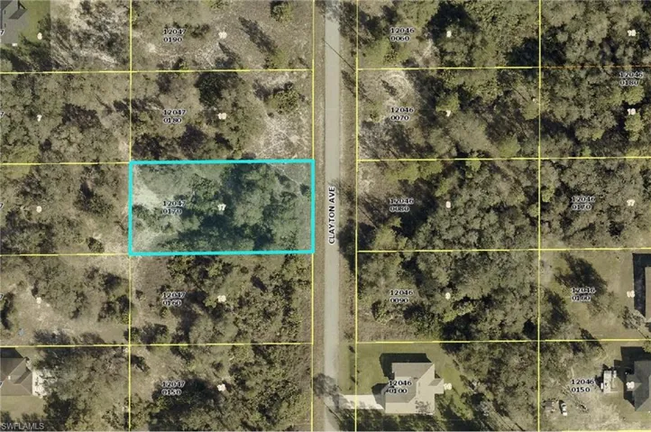 Aerial view of property's location