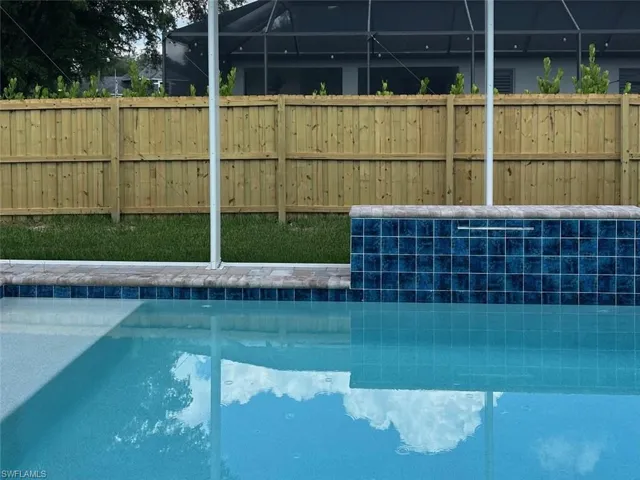 View of pool