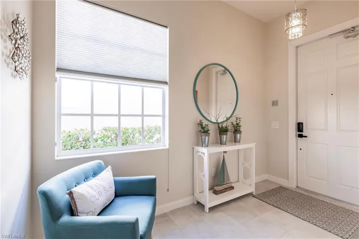 Welcoming foyer.