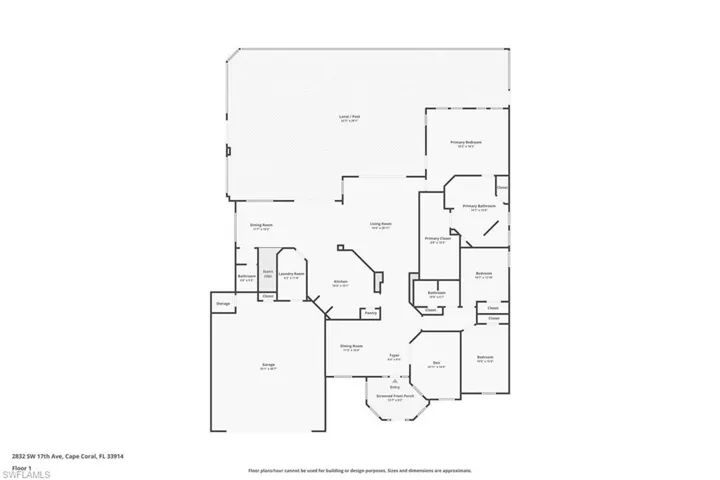 2832 Sw 17th Ave, Cape Coral, Florida 33914