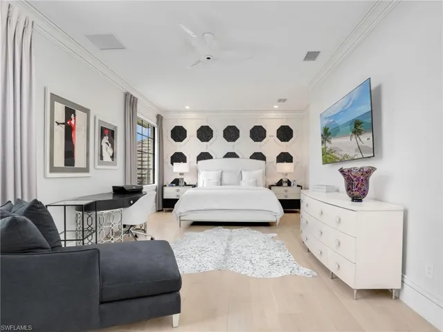 2nd floor bedroom #1 has wet bar and sitting area