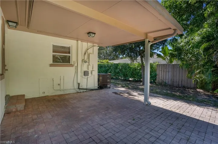 View of patio