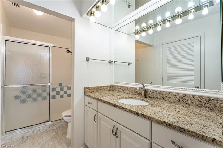 Master Bathroom with Granite Counter Tops