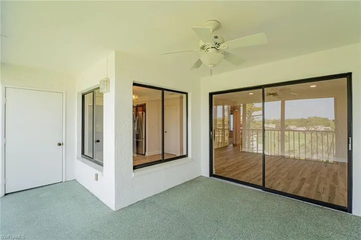 Lanai is Spacious
