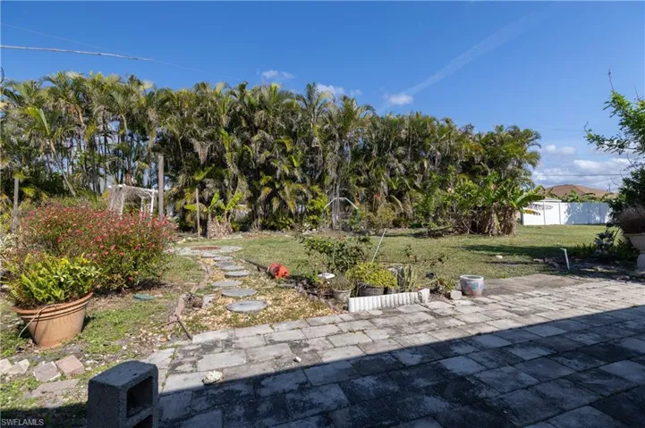View of yard featuring a patio area