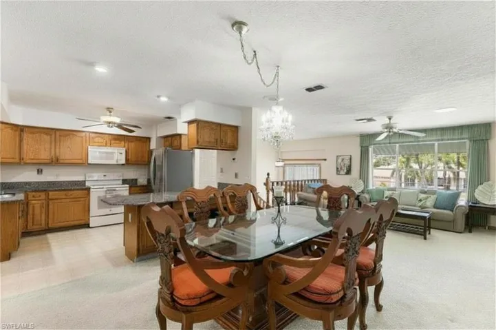 Dining room easily accessed from kitchen