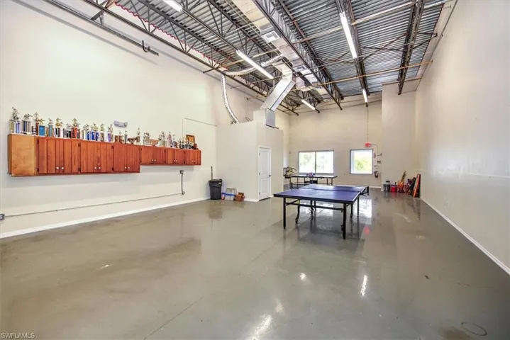 Interior looking from rear to front