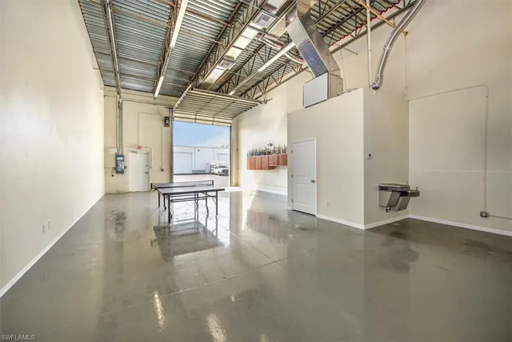 Interior looking front to rear