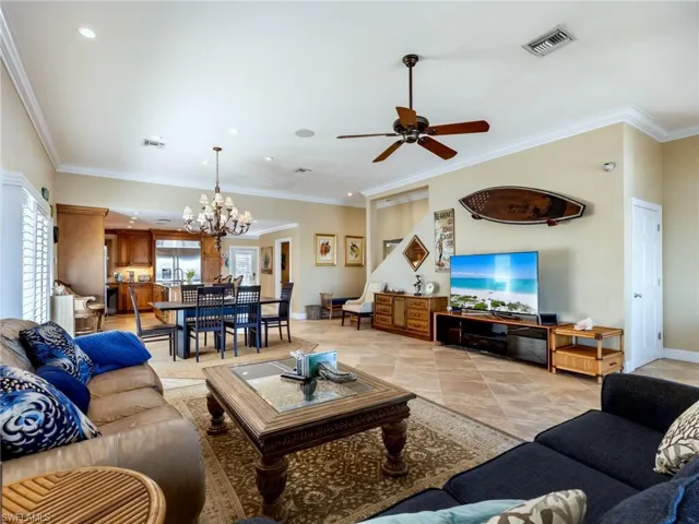 Great Room towards Dining Area and Kitchen