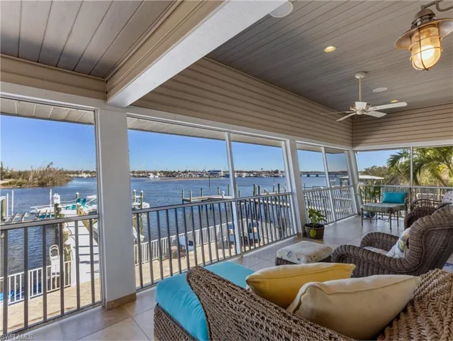 The perfect spot for morning coffee with a northeastern view