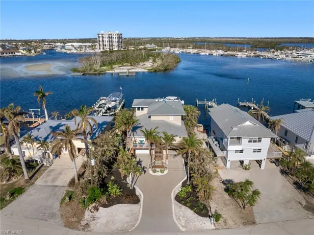 Wide open view of Hurricane Pass, Pelican Bay, and Pelican Island, just minutes to the open waters of the Gulf of Mexico