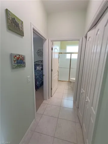 Hall to Guest Bath and Bedroom