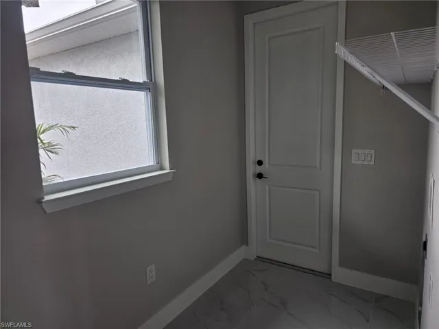 View of exterior entry