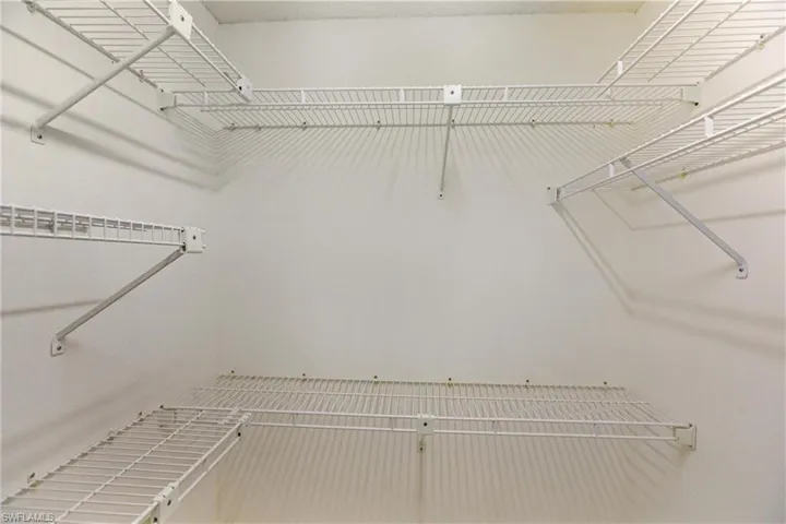 View of spacious closet