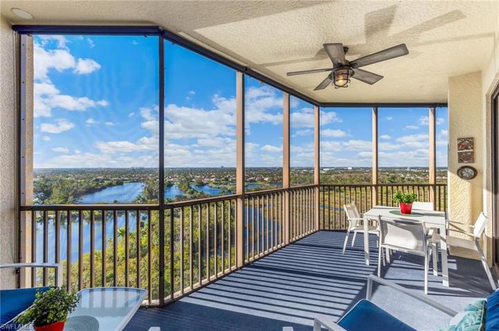 Big screened lanai with dining, lounging areas