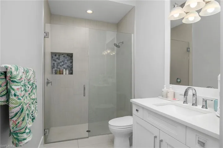 Ensuite bath for guest bedroom #2.
