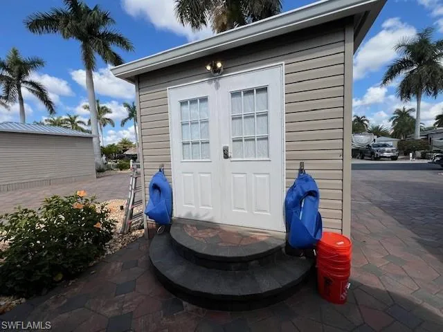 View of outdoor structure featuring an outdoor structure