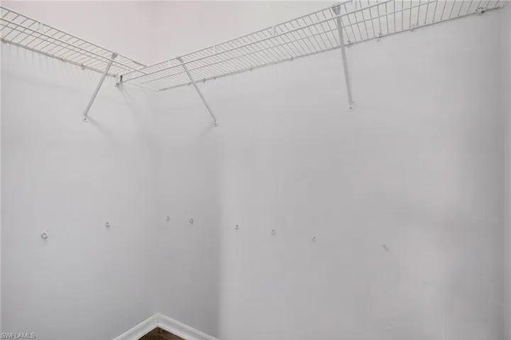 View of spacious closet