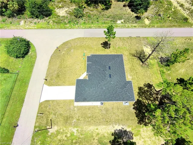 Aerial view of property and surrounding area