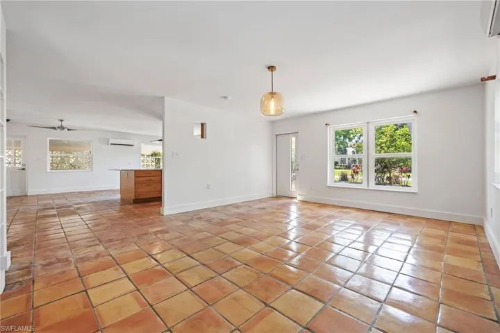 Living room to open kitchen/great room