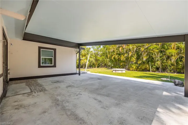 24' x 24' new back patio under metal roof