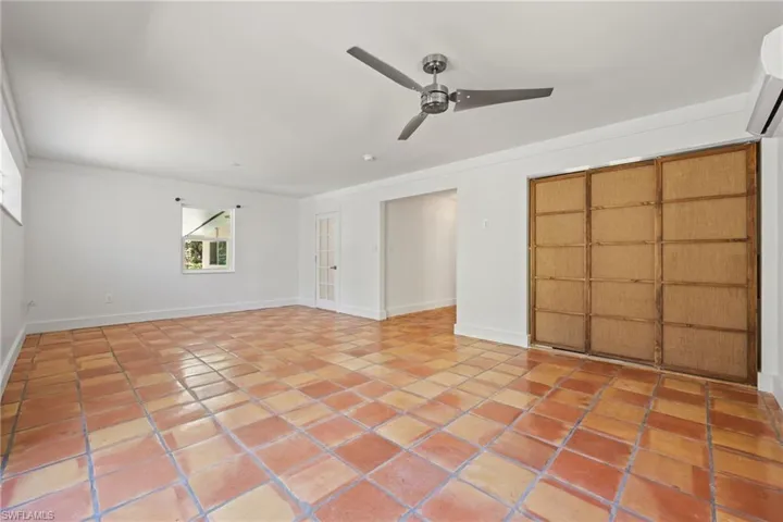 Formerly two bedrooms combined