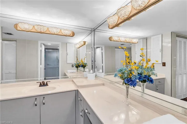 Bathroom with extensive vanity